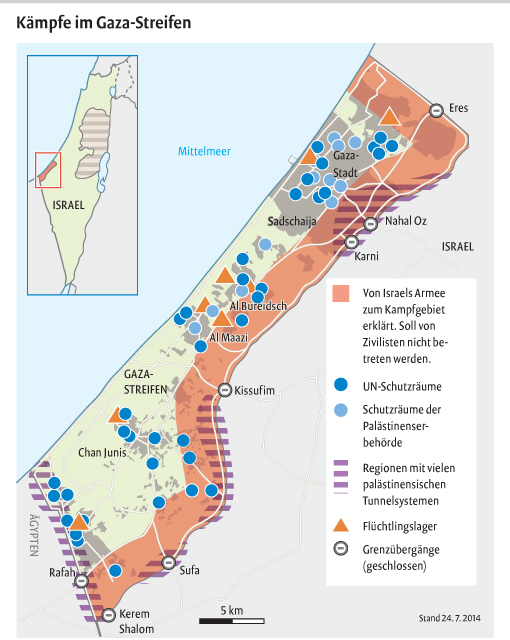 Kampfgebiet gaza