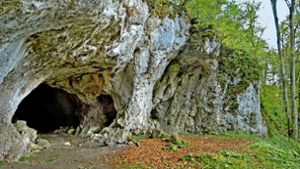 Der Hohlensteinstadel im Lonetal –  eine von sechs Höhlen, die Welterbestatus erhalten sollen. Foto: Landesamt für Denkmalpflege