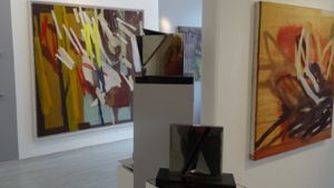 Werke von Rolf Kilian und Hate Hirlinger sind in der Galerie Keim zu sehen. Foto: Galerie Keim