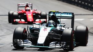 Mercedes-Pilot Nico Rosberg konnte beim Formel-1-Grand Prix von Monaco den Sieg einfahren - vor Sebastian Vettel im Ferrari. Foto: Getty Images Europe