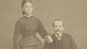 Im Juli 1876 heiraten Lydia und Gottlob Hegele. Zusammen bekommen sie sechs Kinder, sind in der Leonberger Stadtgesellschaft fest etabliert. Foto: Stadtarchiv Leonberg (3)