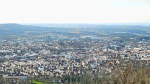 Großstadt im ländlichen Raum: Reutlingen, hier der Blick von der Achalm Foto: Eibner-Pressefoto