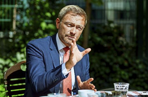 Christian Lindner will die FDP zur drittstärksten kraft im Bundestag machen. Foto: Georg Moritz