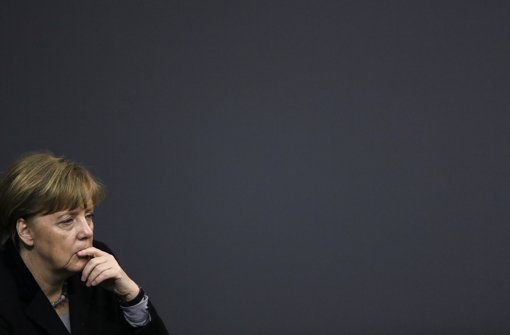 Angela Merkel hat es momentan nicht leicht... Foto: AP