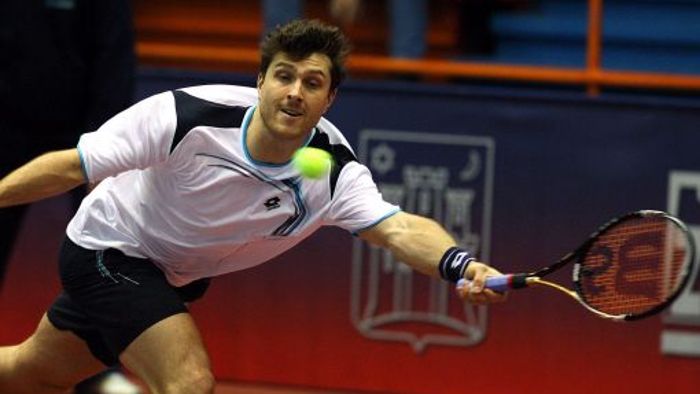 Michael Berrer aus Stuttgart im Halbfinale von Zagreb