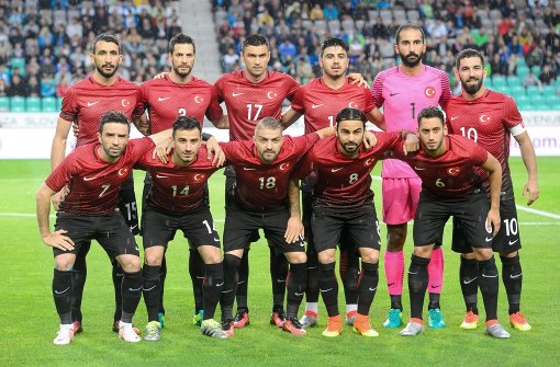 Die türkische Nationalmannschaft startet in die EM. Foto: AFP