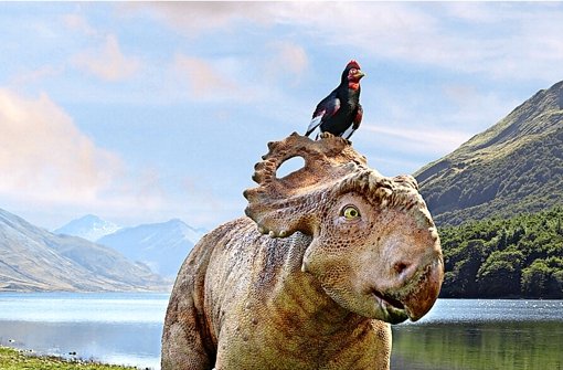 Patchi und sein Freund Alex (oben) in Dinosaurier – Im Reich der Giganten. Foto: Constantin