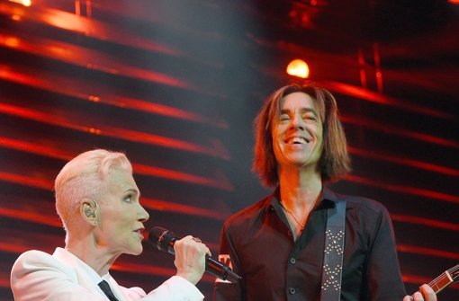 Sängerin Marie Fredriksson und Gitarrist Per Gessle von Roxette Foto: dpa