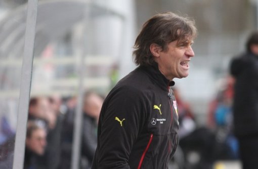 Walter Thomae will mit dem VfB II endlich wieder einen Dreier einfahren - am besten an diesem Samstag bei Kickers Würzburg. Foto: Lommel/VfB-exklusiv