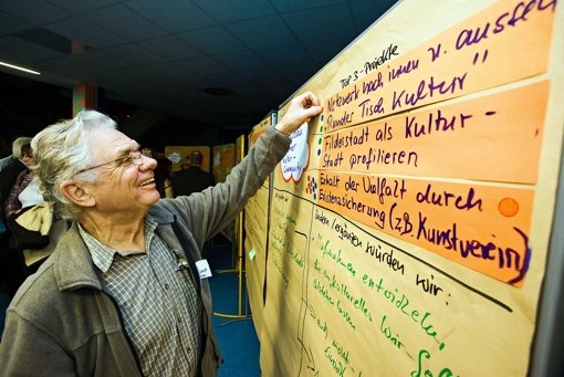 Im Herbst 2010 haben Bürger   Projekte bewertet. Foto: Archiv Thomas Krämer