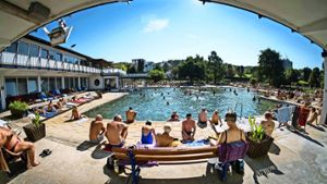 Die vielen Besucher freuten sich über den freien Eintritt und die sommerlichen Temperaturen. Foto: Lichtgut/Achim Zweygarth