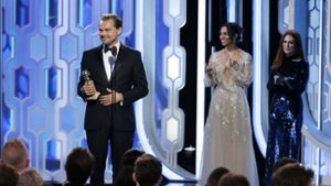 Der Thriller „The Revenant – Der Rückkehrer“ hat drei Preise bei den Golden Globes eingeheimst, unter anderem den Preis für den besten Hauptdartsteller, der an Leonardo DiCaprio ging. Foto: NBC