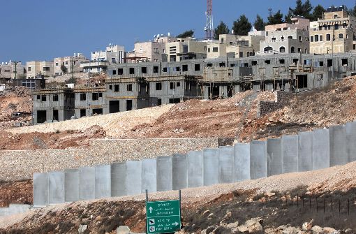Israel hat am Dienstag den Bau von 2500 Siedlerwohnungen im besetzten Westjordanland genehmigt. Es handelt sich dabei um die größte Siedlungserweiterung in jüngster Zeit. Foto: dpa