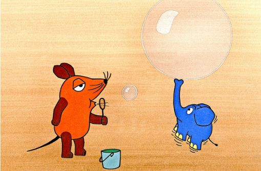 Eingespieltes Team: Die Maus und der kleine blaue Elefant. Foto: /WDR/Friedrich Streich