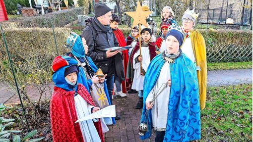 Viele Kinder sind zum wiederholten Male für die Sternsinger der katholischen Gemeinde St. Bonifatius im Einsatz. Foto: Eibner-Pressefoto/Roger Bürke