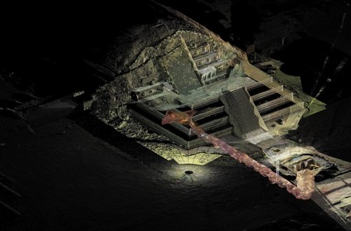 In einer historischen Tempelanlage im Zentrum von Mexiko haben Archäologen den Eingang zur „Unterwelt“ der Teotihuacán-Kultur entdeckt. (Archivbild) Foto: dpa