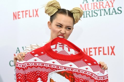 Miley Cyrus spielt bei „A Very Murray Christmas“ mit. Foto: AP