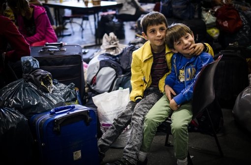 Die Reise geht weiter: von Stuttgart kommen die Flüchtlinge über Offenburg nach Donaueschingen Foto: Lichtgut/Max Kovalenko