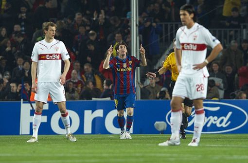 Lionel Messi erzielte für den FC Barcelona auch Tore gegen den VfB Stuttgart. Foto: imago sportfotodienst