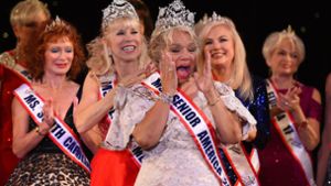 Carolyn Slade-Harden gewann die Krone bei der diesjährigen Miss Senior America Wahl Foto: AFP