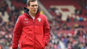 VfB-Trainer Hannes Wolf nimmt Stellung zur verlorenen Tabellenführung. Foto: Getty