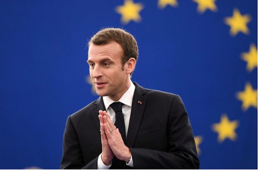 Für viele der  Vertreter des „wahren Frankreichs“: Emmanuel Macron.  Foto: AFP