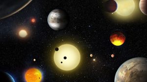 Das Bild der NASA vom 10. Mai 2016 zeigt eine Darstellung der Planeten, die das Weltraum-Observatorium Kepler gemacht hat. 1284 neue Planeten hat das Kepler-Teleskop entdeckt. Foto: NASA
