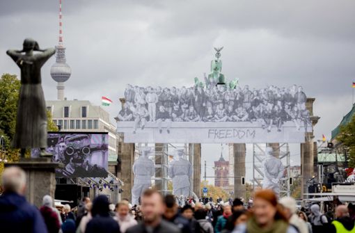 Tag der Deutschen Einheit in Berlin. Foto: dpa