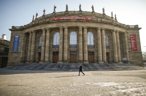 Hier muss irgendwann einmal gebaut werden: das Opernhaus Stuttgart Foto: Lichtgut/Leif Piechowski