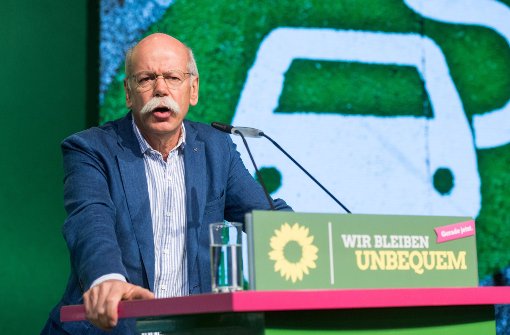Dieter Zetsche hat auf dem Grünen-Parteitag gesprochen. Foto: dpa