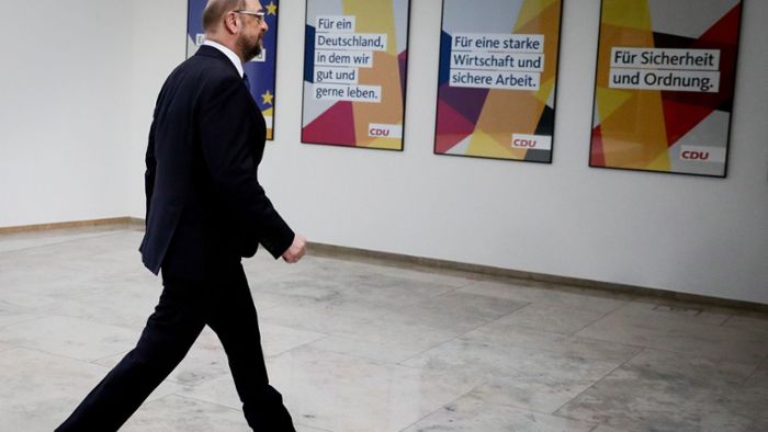SPD-Chef Schulz strebt Ministeramt in möglicher Groko an