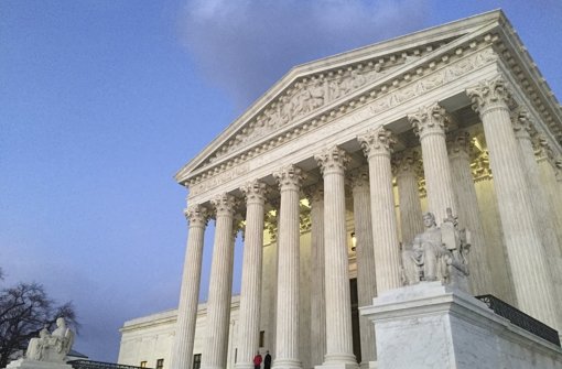 Das Gebäude des Supreme Court in Washington. Foto: AP
