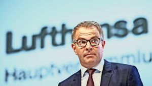 Carsten Spohr, Chef der Lufthansa, muss mit seinem Konzept die Mitarbeiter gewinnen Foto: dpa