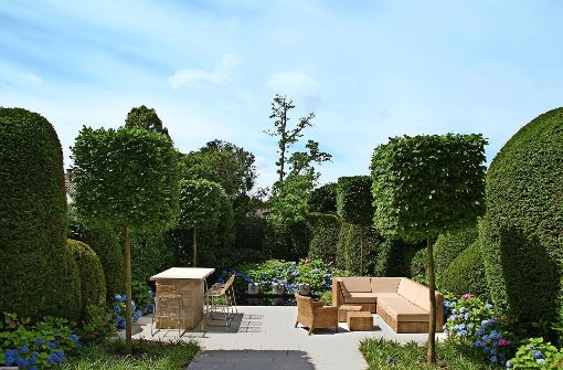 So sieht der prämierte Designer-Garten im Sommer aus. Foto: Callwey