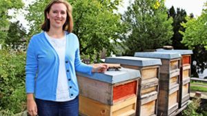 Sarah Gekeler hat Großes vor mit ihren Bienen. Foto: Caroline Holowiecki