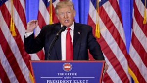 Donald Trump stellt die Verantwortung von Russland für die Hacker-Angriffe nicht mehr in Frage. Foto: AP