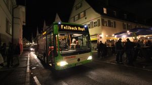 Beim Fellbacher Hopf sind die Gäste meist mit dem Shuttle-Bus unterwegs. Foto: Sigerist