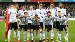 Am 5. Oktober gewann die deutsche Nationalelf gegen Nordirland und sicherte sich damit die Teilnahme an der Fußball-Weltmeisterschaft 2018 in Russland. Foto: dpa