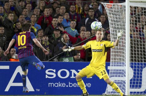 Bernd Leno: Mit Arsenal in der Champions League gegen den FC Barcelona und Messi Foto: dpa/Alejandro Garcia