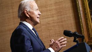 US-Präsident Joe Biden will mehr sein als der Anti-Trump. Foto: AFP/Andrew Harnik