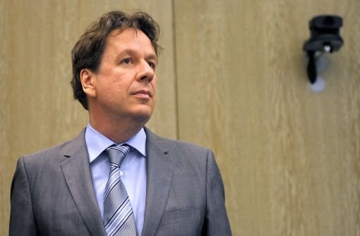 Jörg Kachelmann im Mannheimer Gerichtssaal Foto: dpa