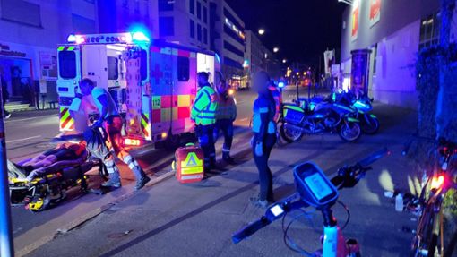 Auf der Fahrraddemo Critical Mass hat sich am Freitagabend ein Unfall ereignet. Foto: Andreas Rosar Fotoagentur-Stuttgart/Andreas Rosar Fotoagentur-Stuttgart