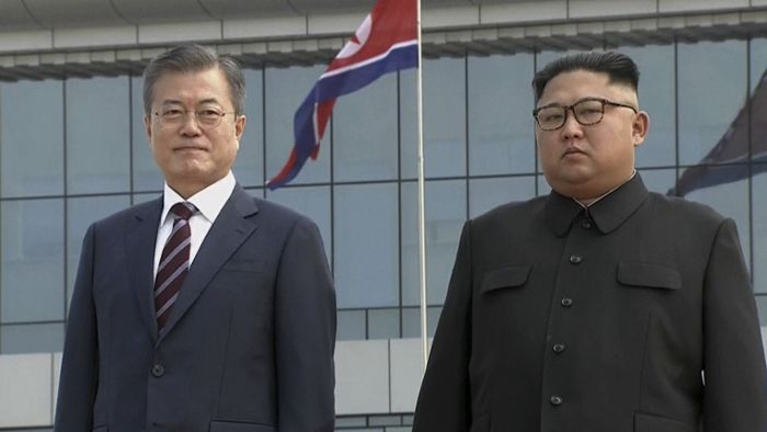 Südkoreas Staatschef auf schwieriger Mission