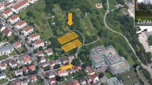 Keinen von beiden Fertigbauten möchte die Interessengemeinschaft „Schelmenäcker-Süd“ an dieser Stelle gebaut sehen. Foto: Stadt Stuttgart