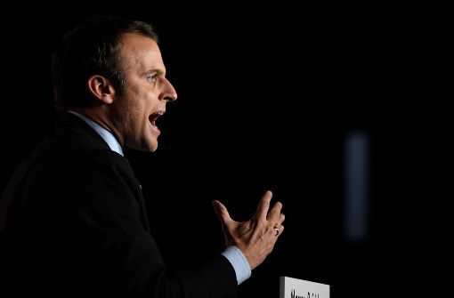 Der französische Präsidentschaftskandidat Emmanuel Macron ist Opfer eines Hackerangriffs geworden. Foto: AFP