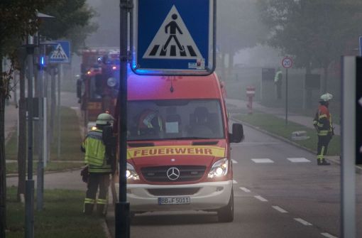 Die Feuerwehr rückt zu einem Brand in Ehningen aus. Foto: SDMG