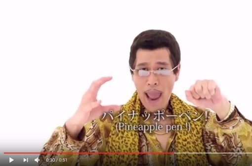 Einfach nur seltsam und deshalb einfach nur lustig: Der Song PPAP Foto: Youtube/Chee Yee Teoh