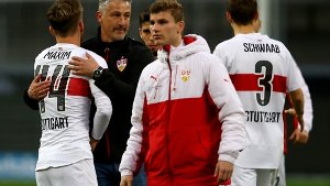 VfB Stuttgart im Aufwind: Unter Kramny ist die Mannschaft wie ausgewechselt Foto: Bongarts