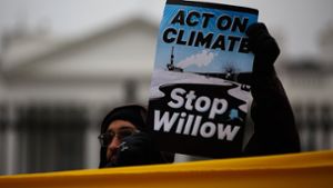 Der Protest gegen das „Willow Project“ ist enorm. Foto: IMAGO/NurPhoto/IMAGO/Bryan Olin Dozier