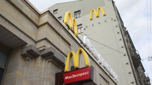 Das gelbe „M“ von Mc Donald’s dürfte bald aus den Städten Russlands verschwinden. (Archivbild) Foto: imago/Russian Look/imago stock&people